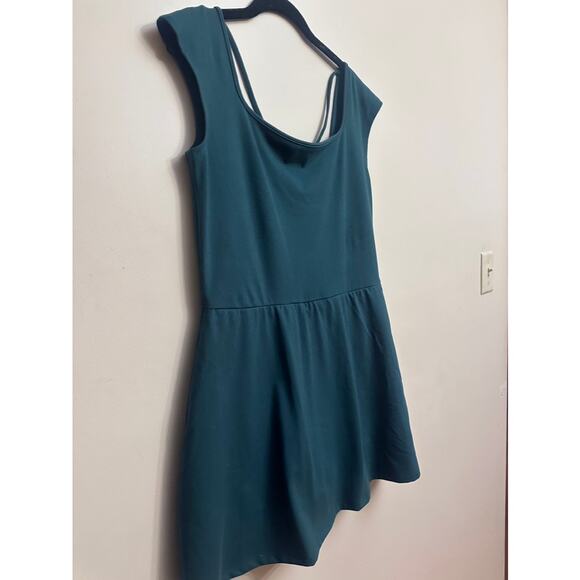 Wild Fable ButterBliss Teal Skater Romper Dress XL Strappy Back - Picture 2 of 5